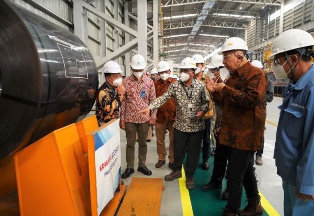 Krakatau Steel (KRAS) Kirim Material Baja untuk Pembangunan Istana Kepresidenan IKN  (Foto: MNC Media)