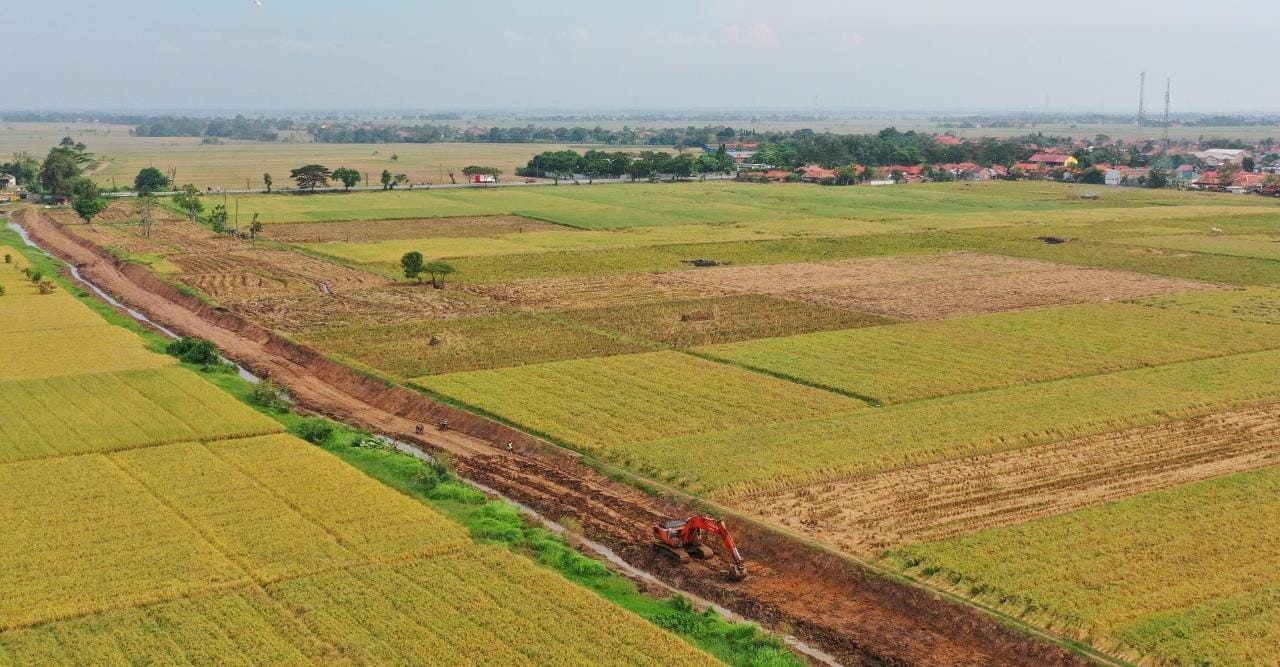 Gelontorkan Rp14,52 Miliar, Waskita Beton (WSBP) Rehabilitasi Jaringan Irigasi Salamdarma (FOTO:Dok WSBP)
