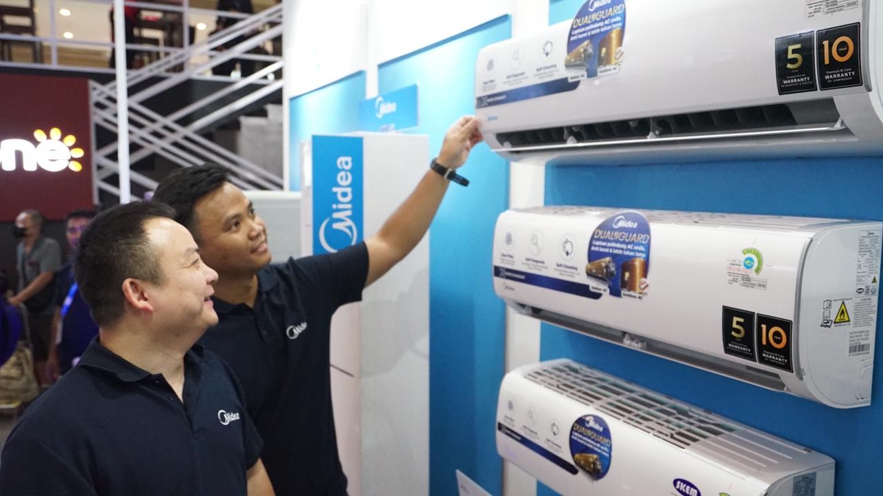 Rayakan Anniversarry ke 13, Midea SALEbration Hadir di Jakarta Fair 2023. (Foto: MNC Media)