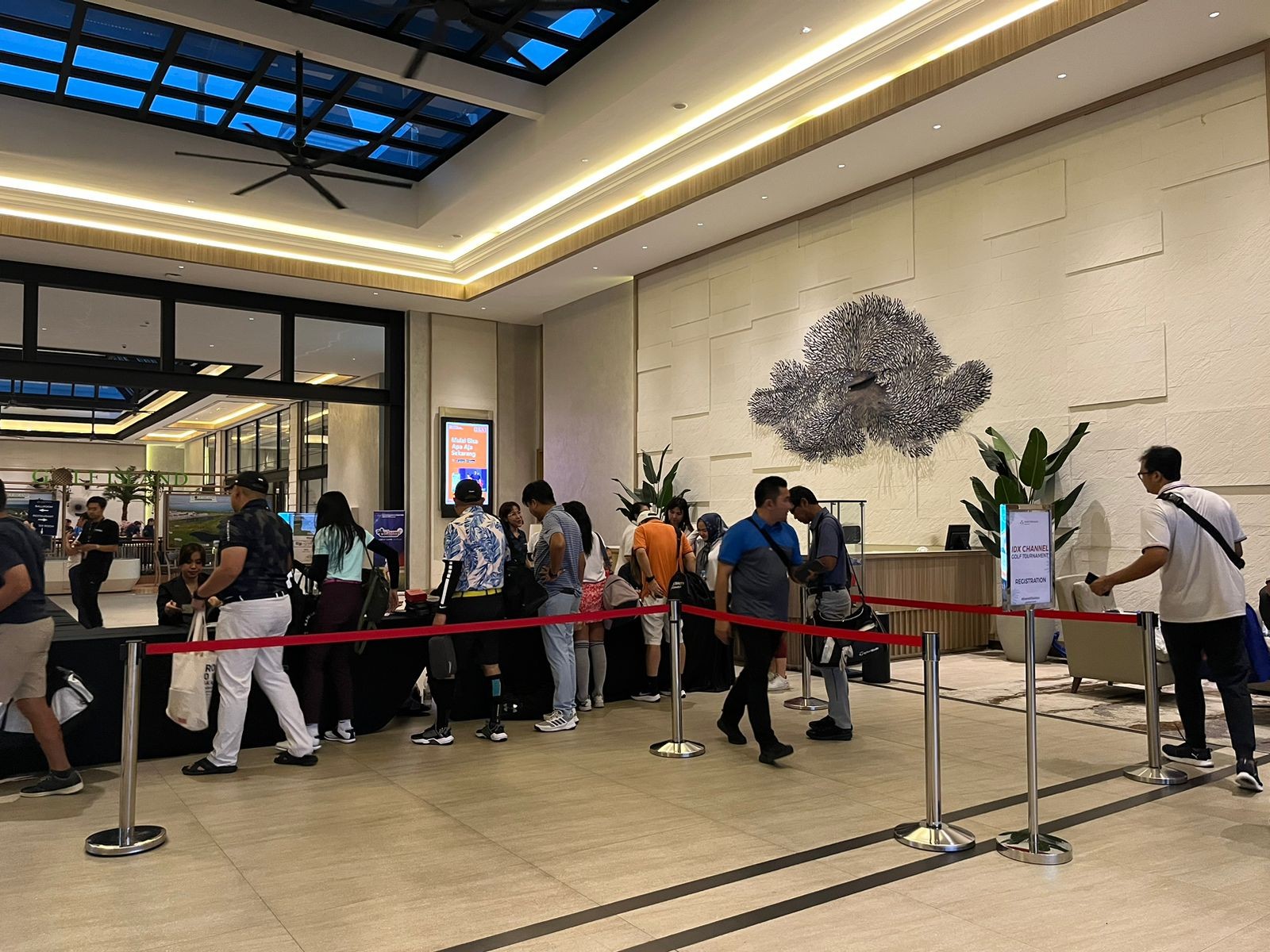 Ratusan Peserta IDX Channel Golf Tournament 2023 Mulai Berdatangan. (Foto: IDX Channel)
