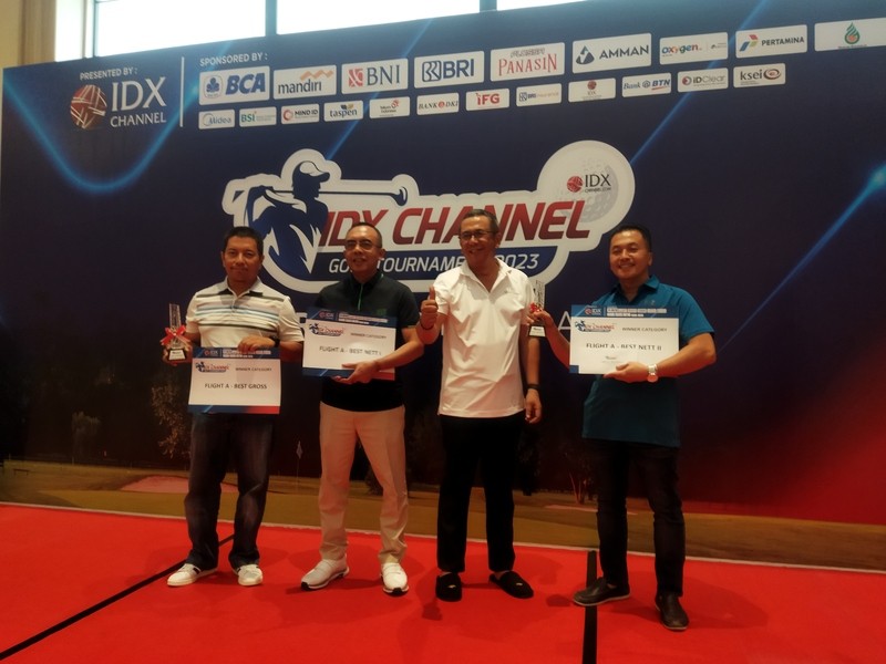 Banjir Hadiah dalam Gelaran IDX Channel Golf Tournament 2023 (foto: MNC Media)