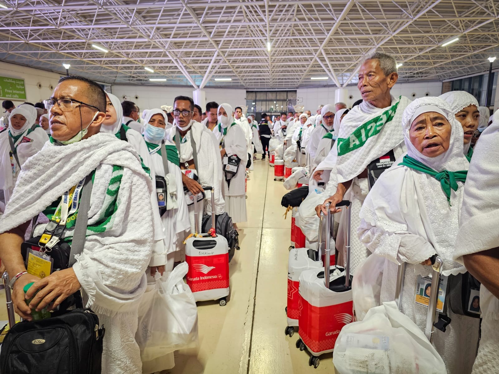 Catatan Haji dalam Angka: 209 Ribu Jamaah RI Tiba di Tanah Suci, Mayoritas Perempuan. (Foto: Sucipto/MNC Media)