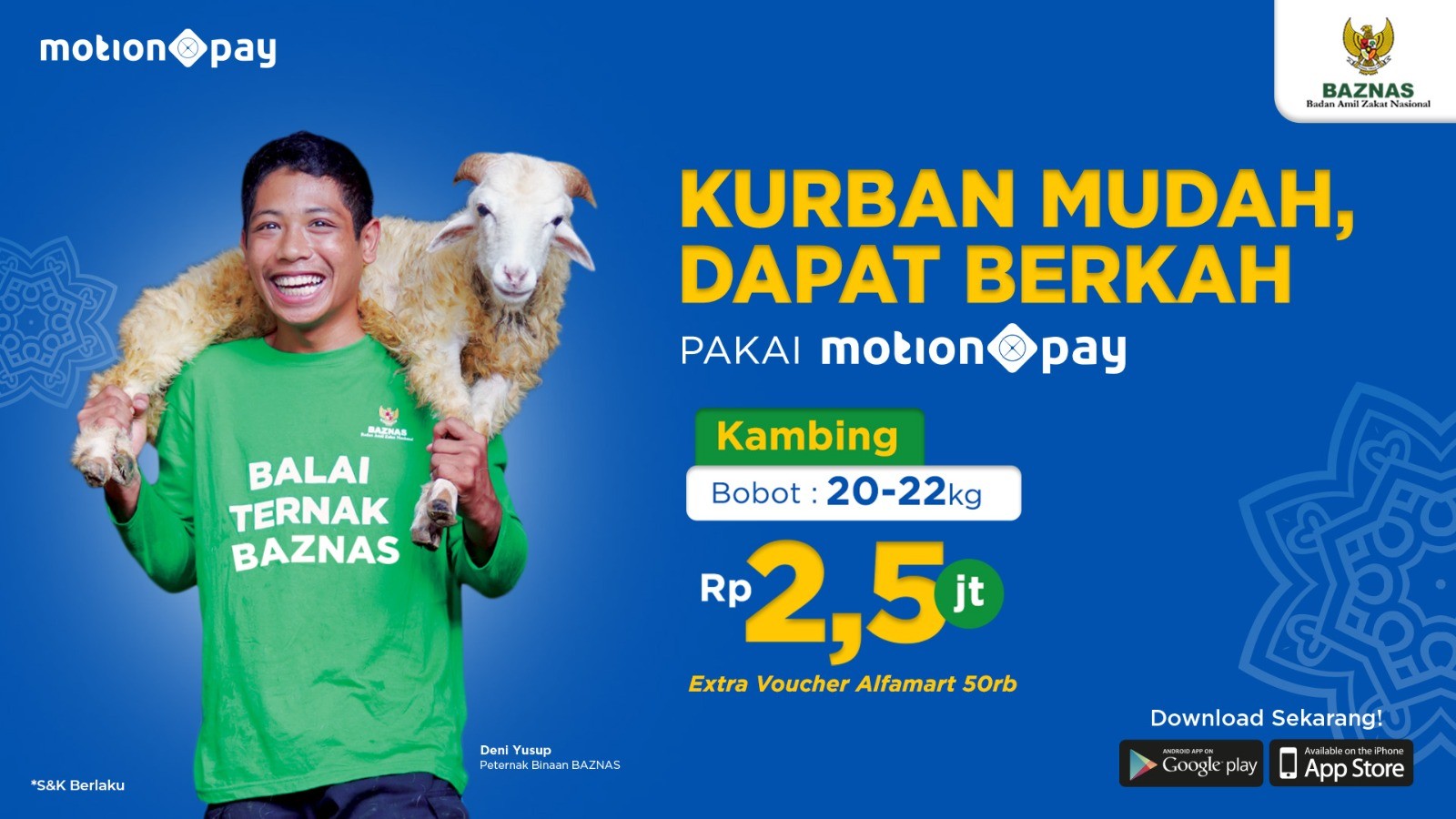 Tunaikan Ibadah Kurban melalui MotionPay, Dapatkan juga Voucher Belanja (FOTO:MNC Media)