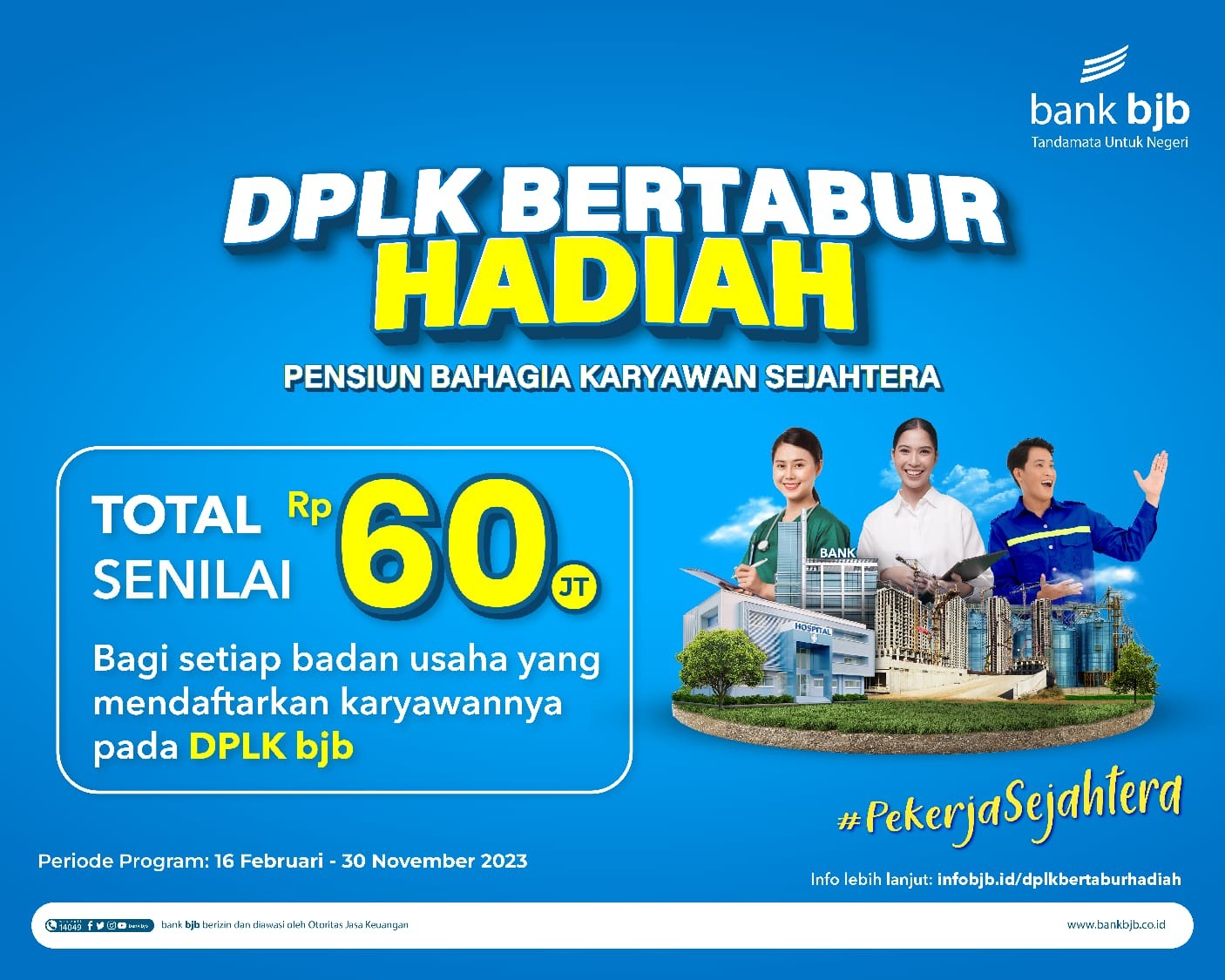 bank bjb Luncurkan Program Jaminan Pensiun Bagi Karyawan, Bertabur Banyak Hadiah. (Foto: MNC Media)