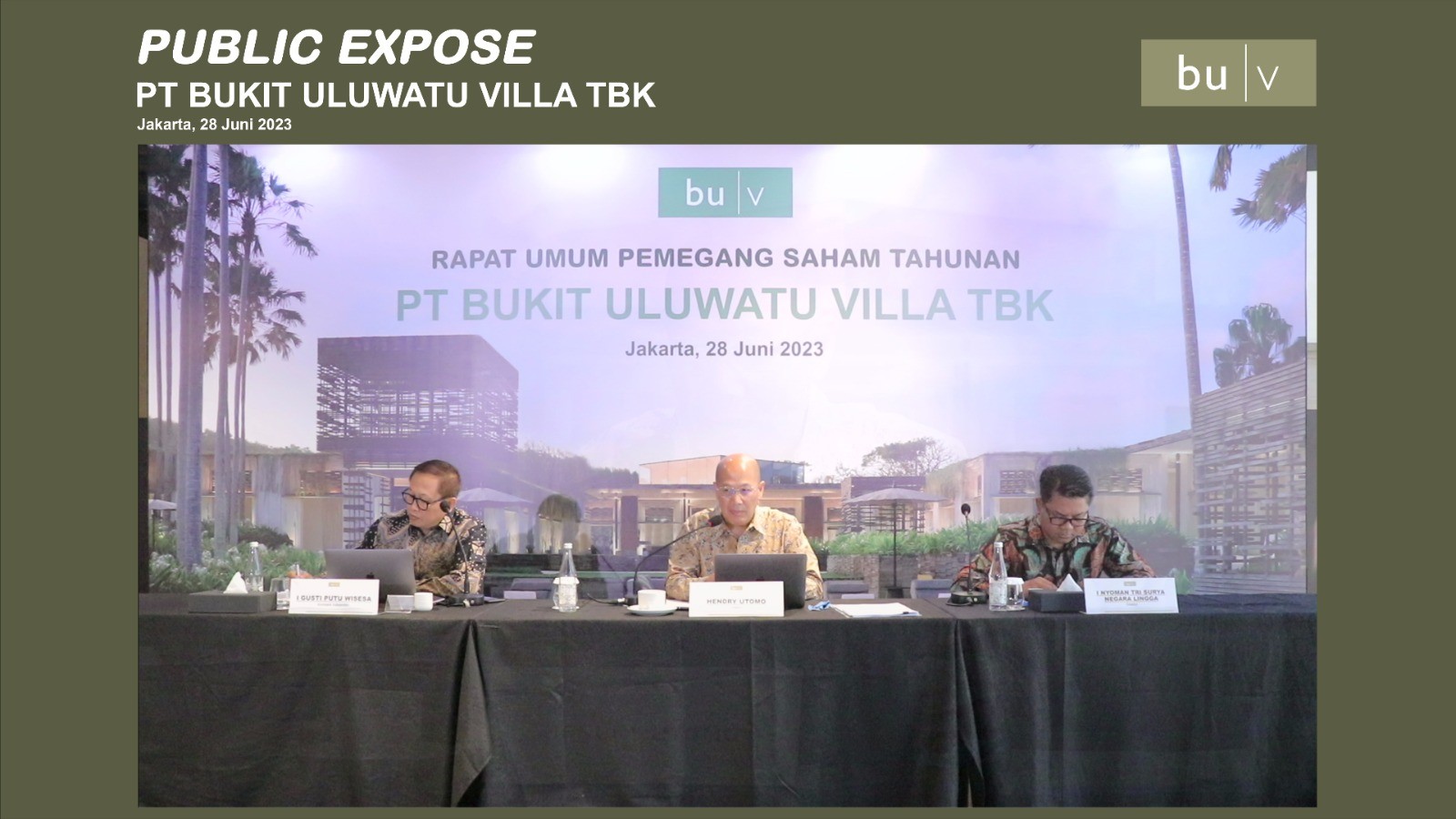 Gelar RUPST, Bukit Uluwatu (BUVA) Kantongi Restu Pelaksanaan Private Placement (foto: MNC Media)