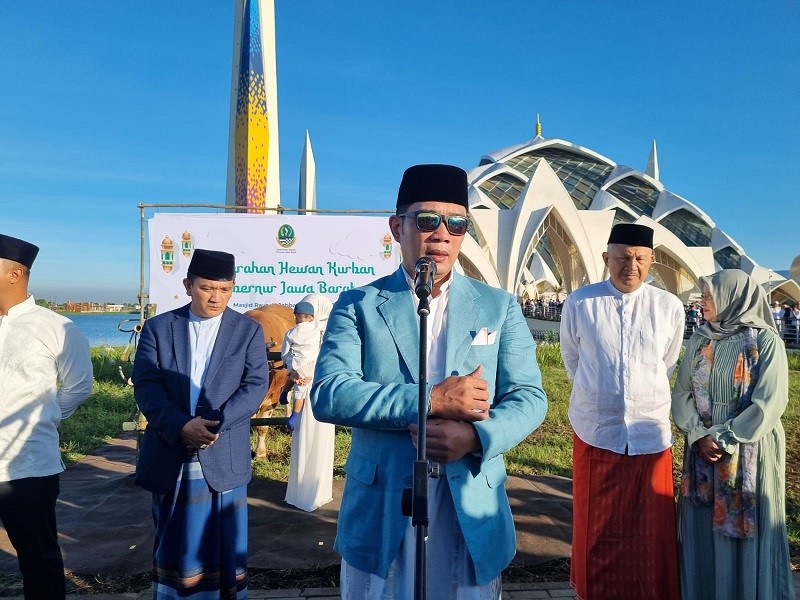 Nilai Kurban di Jabar Naik Rp152 Miliar, Zakat Tembus Rp3,7 Triliun (Foto Agung Bakti MPI)