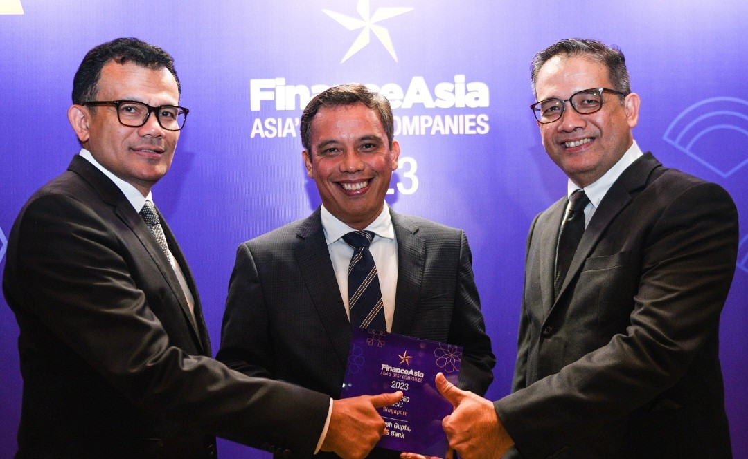 BTN (BBTN) Sabet Penghargaan Gold Award Best Mid-Cap Company FinanceAsia 23rd  (FOTO:Dok BTN)