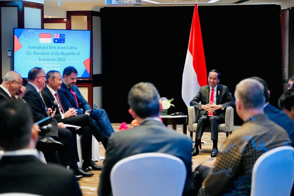 Jokowi Undang Investor Australia Tanamkan Modal di Sektor Prioritas Indonesia. (Foto: Biro Pers Setpres)