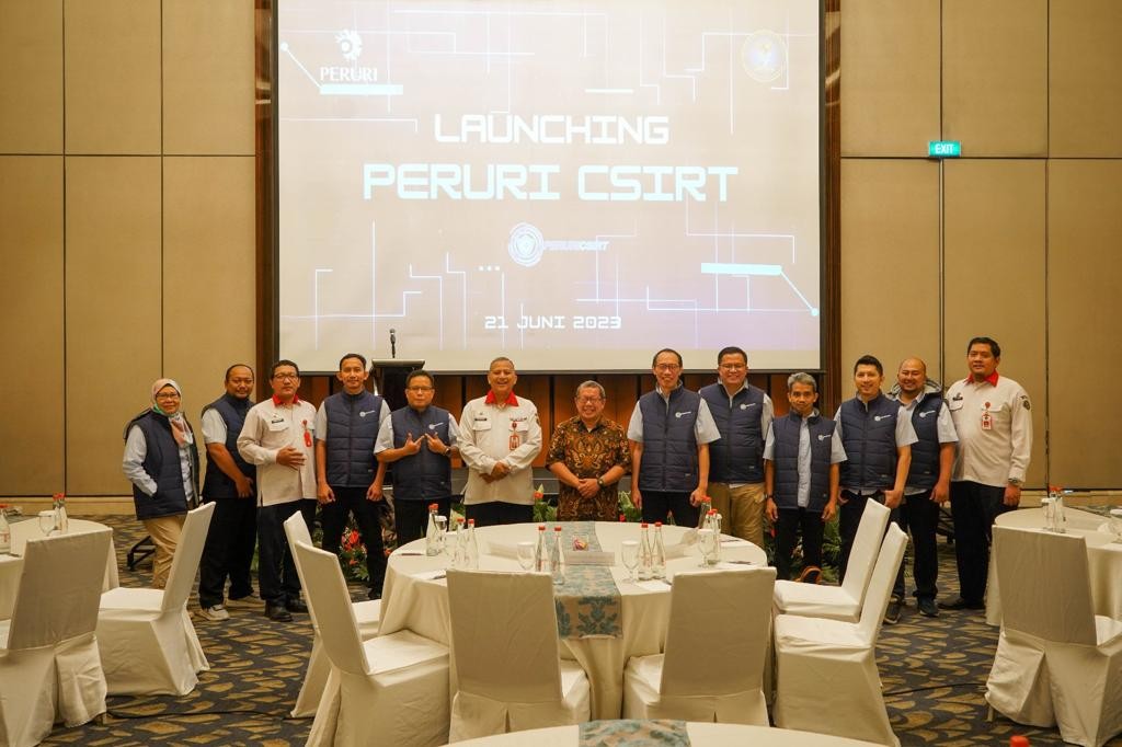 Perkuat Keamanan Siber, Peruri dan BSSN Luncurkan Peruri-CSIRT (FOTO:Dok Ist)