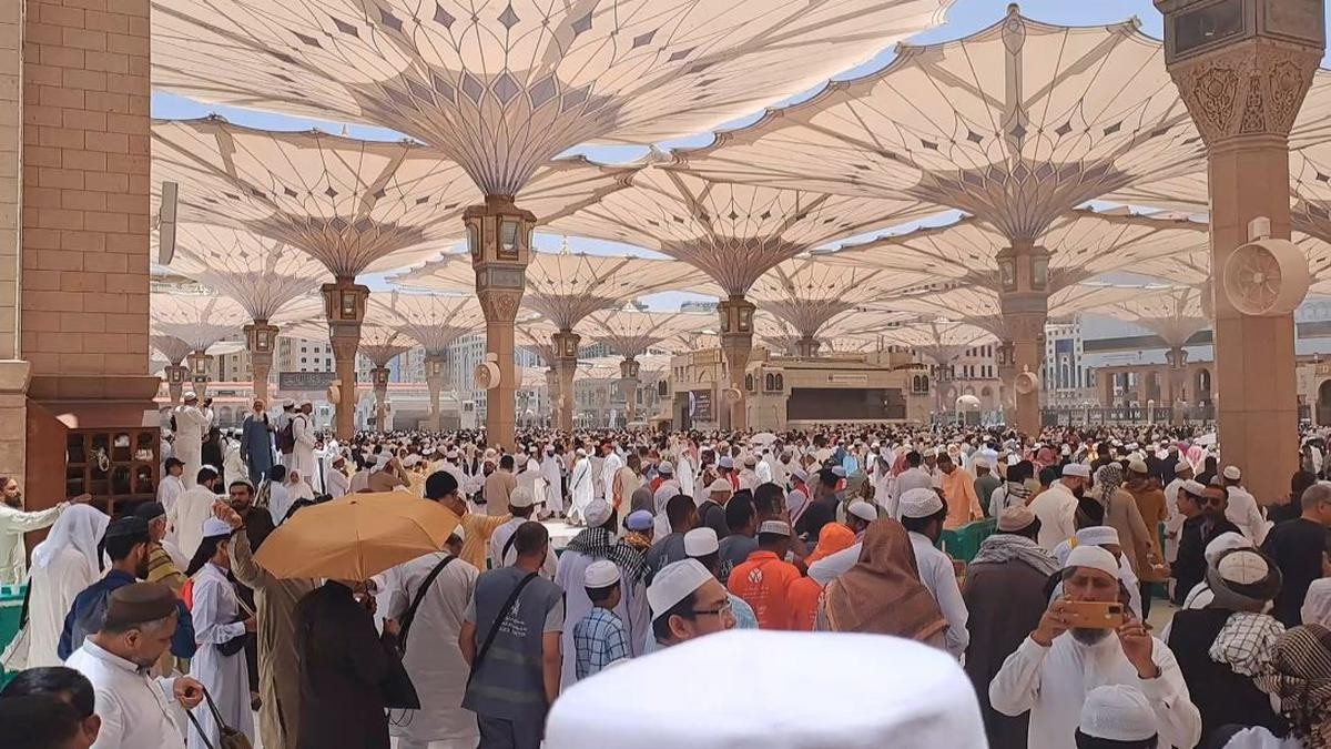 Update Haji 2024: 63 Ribu Jamaah Tiba di Madinah, Tujuh Wafat. (Foto MNC Media)