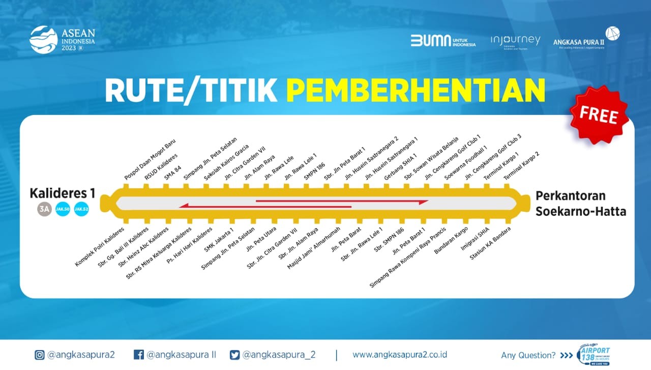 Transjakarta Rute Bandara Soekarno-Hatta Beroperasi Hari Ini