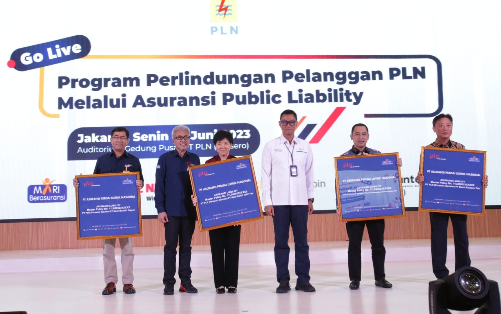 Lindungi Keselamatan Pelanggan, PLN Gandeng Empat Bank Luncurkan Asuransi (FOTO:Dok Ist)