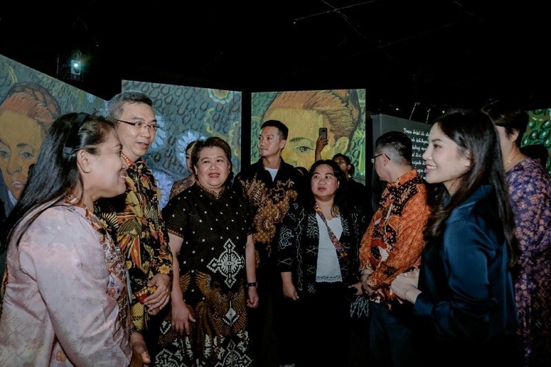 Pameran Seni Van Gogh Alive Dibuka, Wamenparekraf Targetkan 300 Ribu Pengunjung (Foto MNC Media)