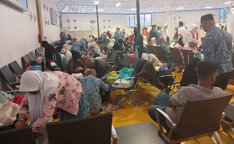 PPIH Minta Pesawat Jamaah Haji Delay Harus Ada Kompensasi (Foto Sucipto Chip)