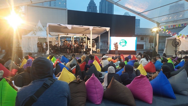 Begini Suasana Kemeriahan Nonton IDX Channel Jazz Caravan LPS 2023 (Foto MNC Media)
