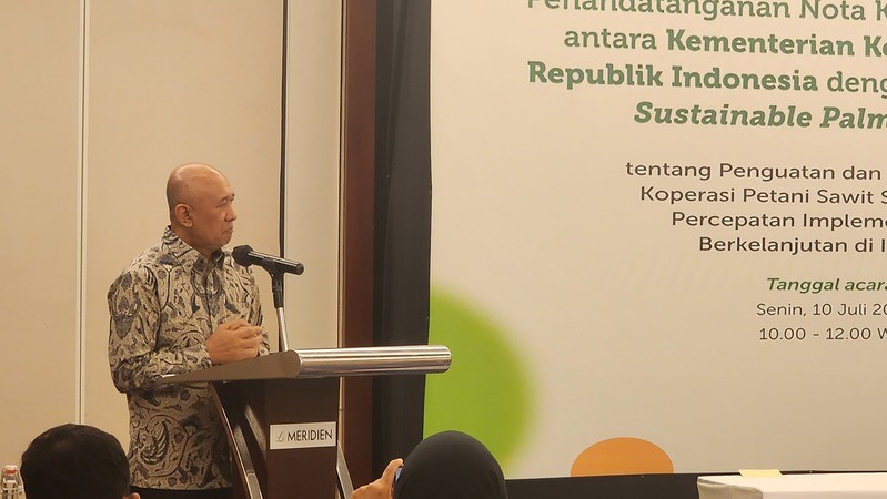 KemenKopUKM Bidik Pasar Swiss untuk Ekspor Produk CPO Petani. (Foto: MNC Media)