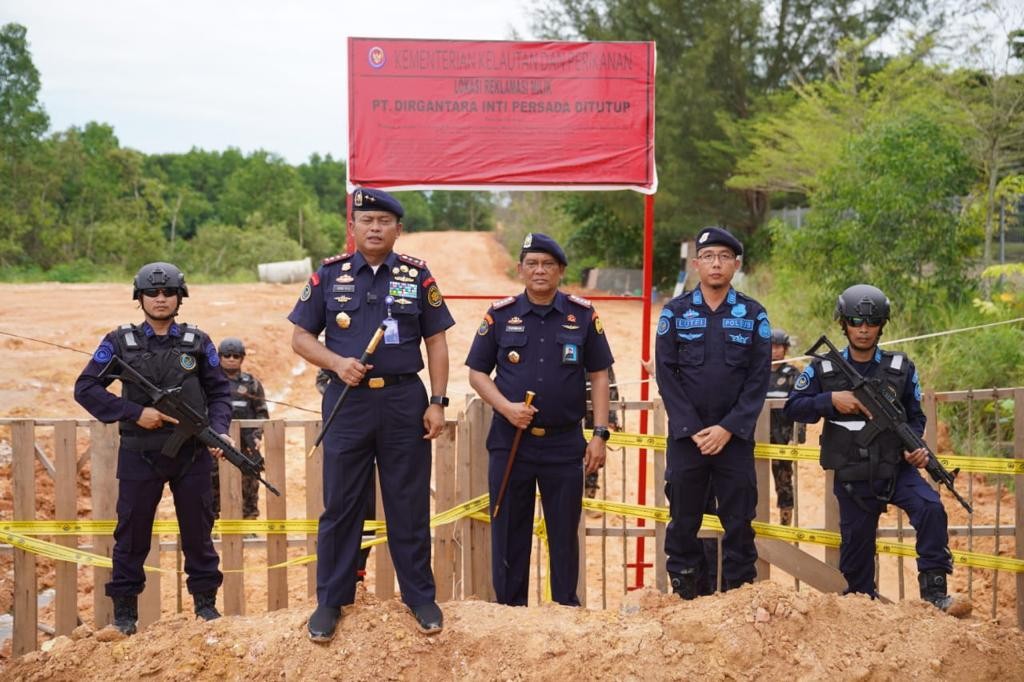 KKP Tutup Proyek Reklamasi Tak Berizin di Kepulauan Riau (foto: MNC Media)
