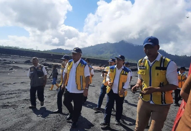 Menteri Basuki Target Perbaikan Jembatan Malang-Lumajang Kelar Empat Bulan (Foto Avirista MPI)