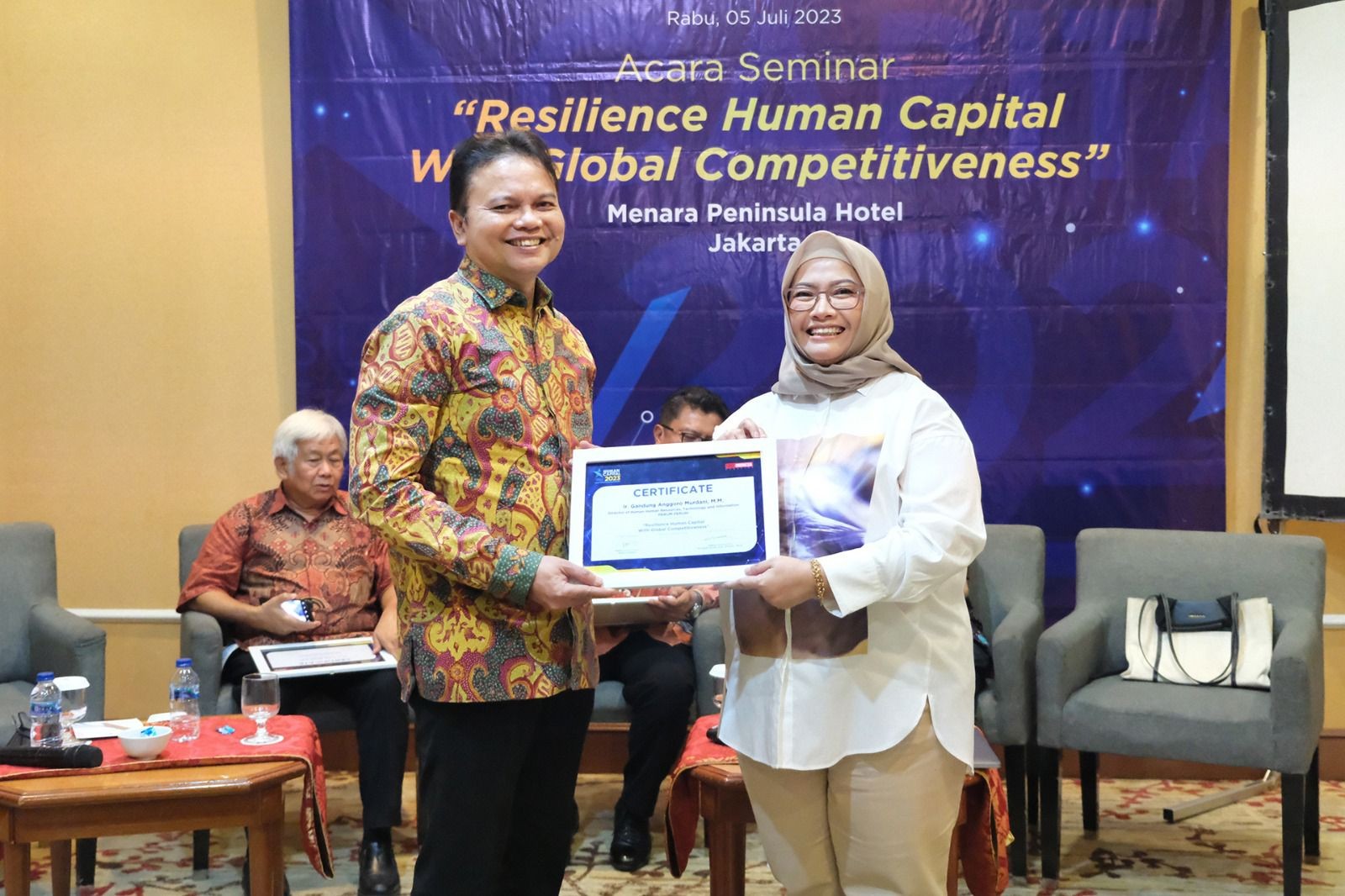 Peruri Sabet Penghargaan Human Capital on Resilience Excellence Award 2023 (FOTO:Dok Ist)