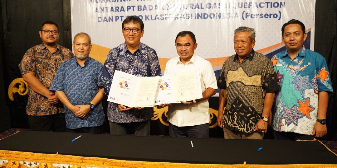 Biro Klasifikasi (BKI) Gandeng Badak LNG Kembangkan Sumber Daya dan Sertifikasi Perkapalan (FOTO: Dok Ist)