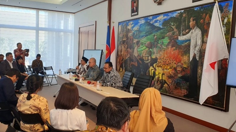 Menag Yaqut ingin produk halal Indonesia mampu tembus pasar Jepang. Foto: Kemenag