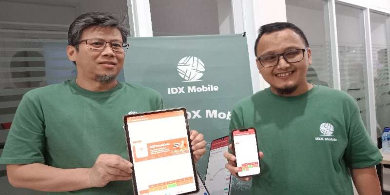 Peluncuran IDX Mobile di Kantor BEI Jabar, Kota Bandung, Kamis (13/7/2023). Foto: Arif Budianto