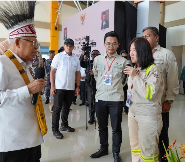 Bertemu Wapres di Papua, BP Tegaskan Komitmen Investasi di Indonesia. (Foto: BP Indonesia)