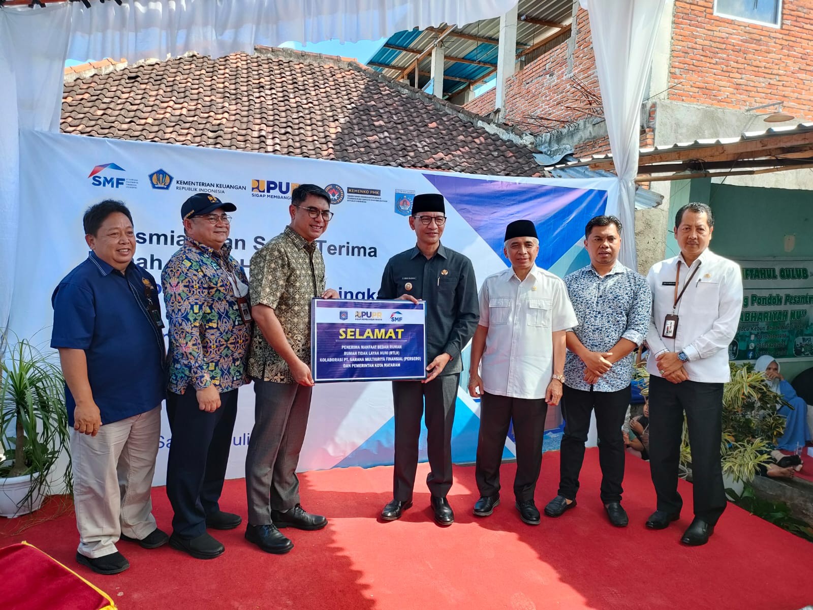 Gelontorkan Rp1,5 Miliar, SMF Benahi 22 Rumah Kumuh di Mataram NTB (FOTO:Dok Ist)