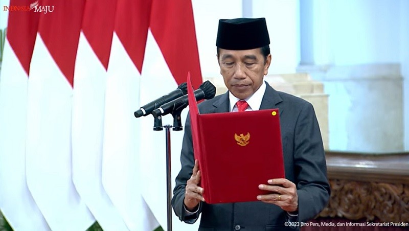 Tak Hanya Rampungkan BTS, Jokowi Tugaskan Menkominfo Baru Pantau Project S TikTok. Foto: MNC Media.