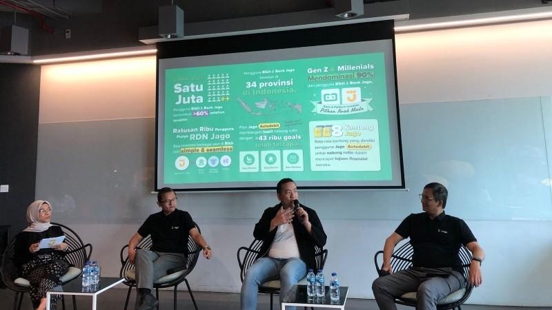 Dua tahun kolaborasi Bank Jago dengan Bibit. Foto: Nur Ichsan Yuniarto