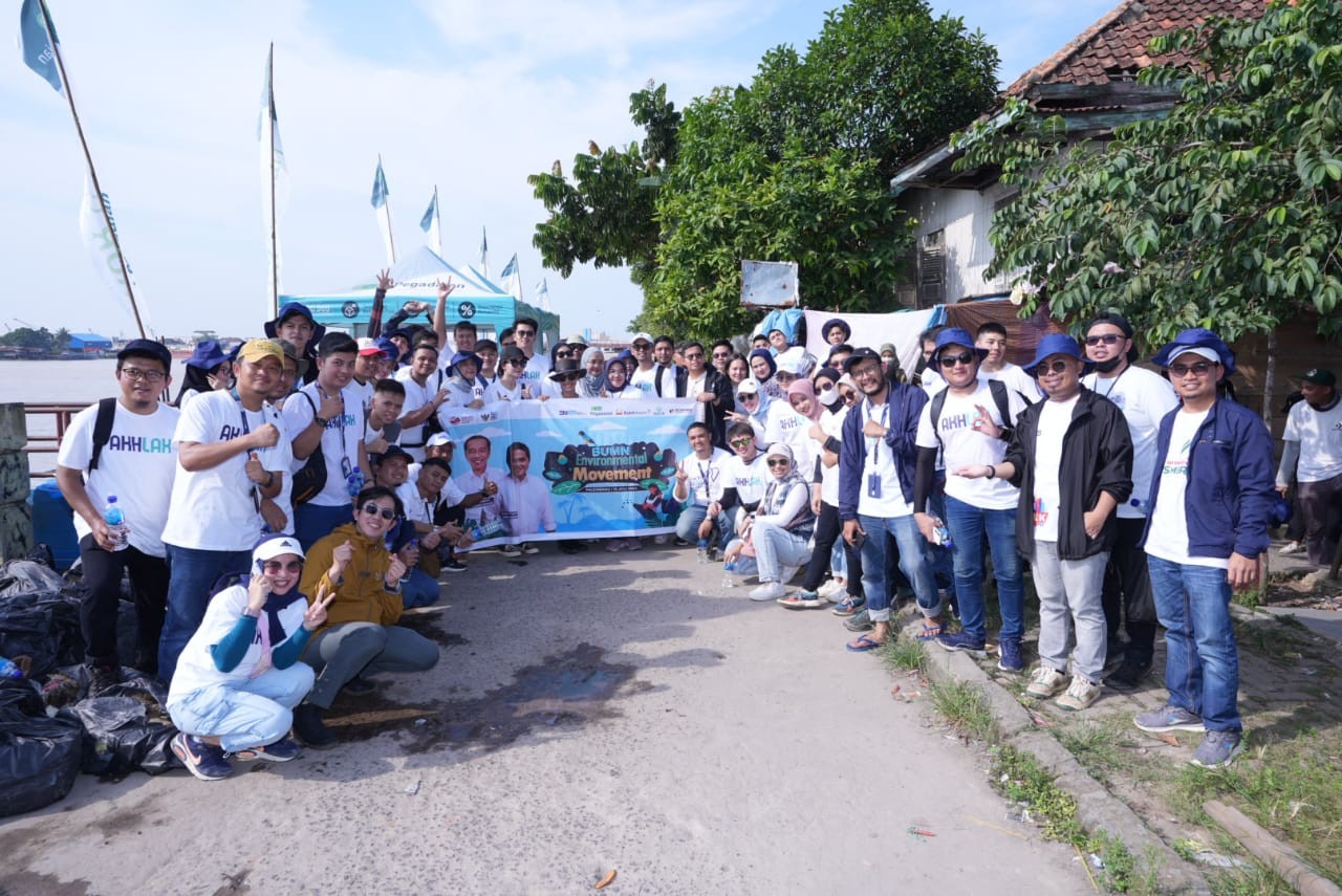 Milenial Bukit Asam Ikut Serta di BUMN Environmental Movement. (Foto: MNC Media)