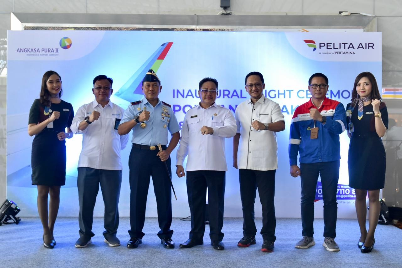 Pelita Air Buka Penerbangan Perdana dari Jakarta ke Pontianak (FOTO:Dok Pelita Air)