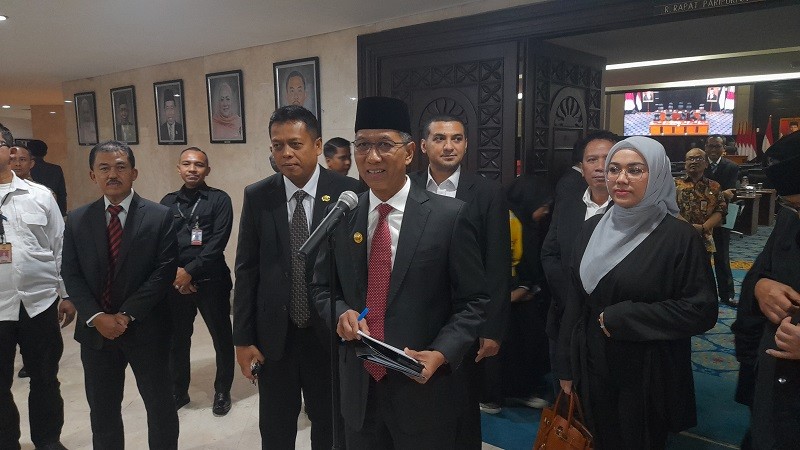 Heru Budi: Realisasi Pendapatan Daerah 2022 Capai 67,29 Triliun, Lebih Rendah dari Target. (Foto: Danandaya Arya/MNC Media)