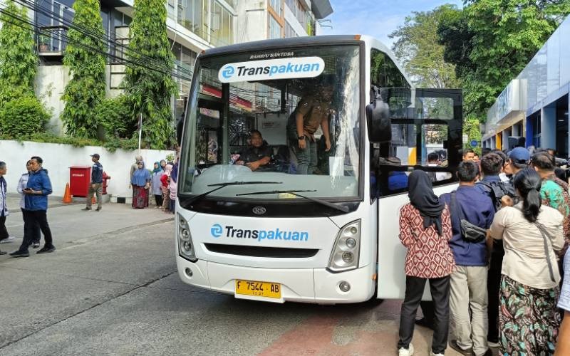 Bus Transpakuan Bogor akan berubah menjadi feeder Light Rail Transit (LRT) (Foto: Putra Ramadhani/MPI)