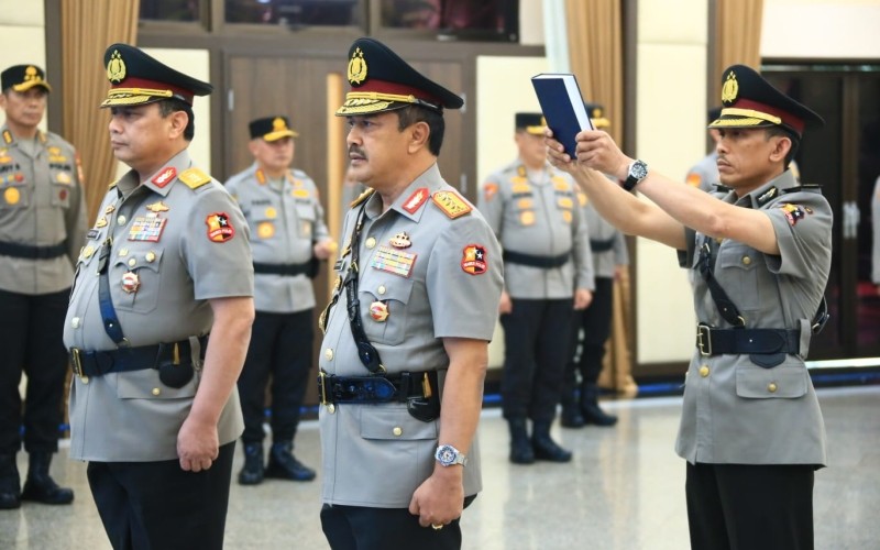 Mantan Wakapolri Komjen Agus Adrianto. Dia saat ini diangkat sebagai Menteri Imigrasi dan Kemasyarakatan.