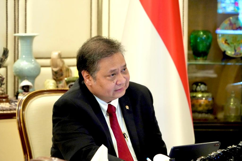 Airlangga Beberkan Revisi UU Cipta Kerja untuk Penuhi Kemauan Investor. (Foto: MNC Media)