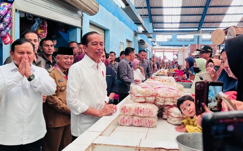 Presiden Joko Widodo pastikan stok pangan Indonesia aman dan siap untuk menghadapi fenomena El Nino