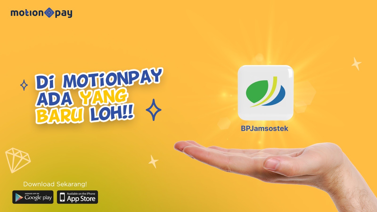 Bayar Iuran BPJamsostek Lebih Mudah Lewat MotionPay. (Foto: MNC Media)