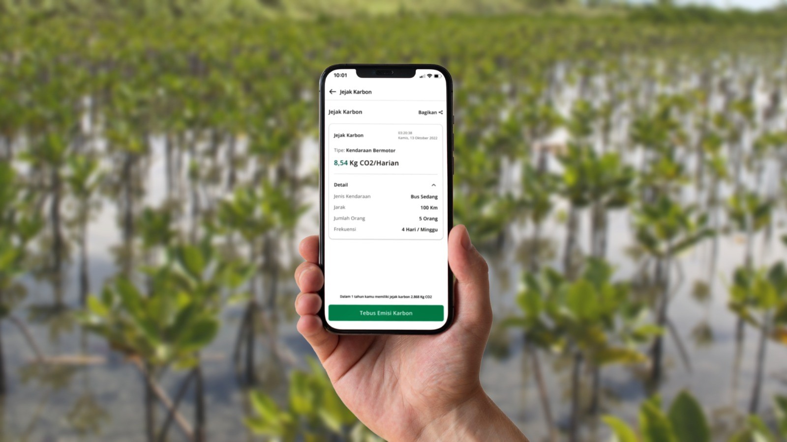 LindungiHutan Launching Carbon Calculator Imbangi (FOTO:Dok Ist)