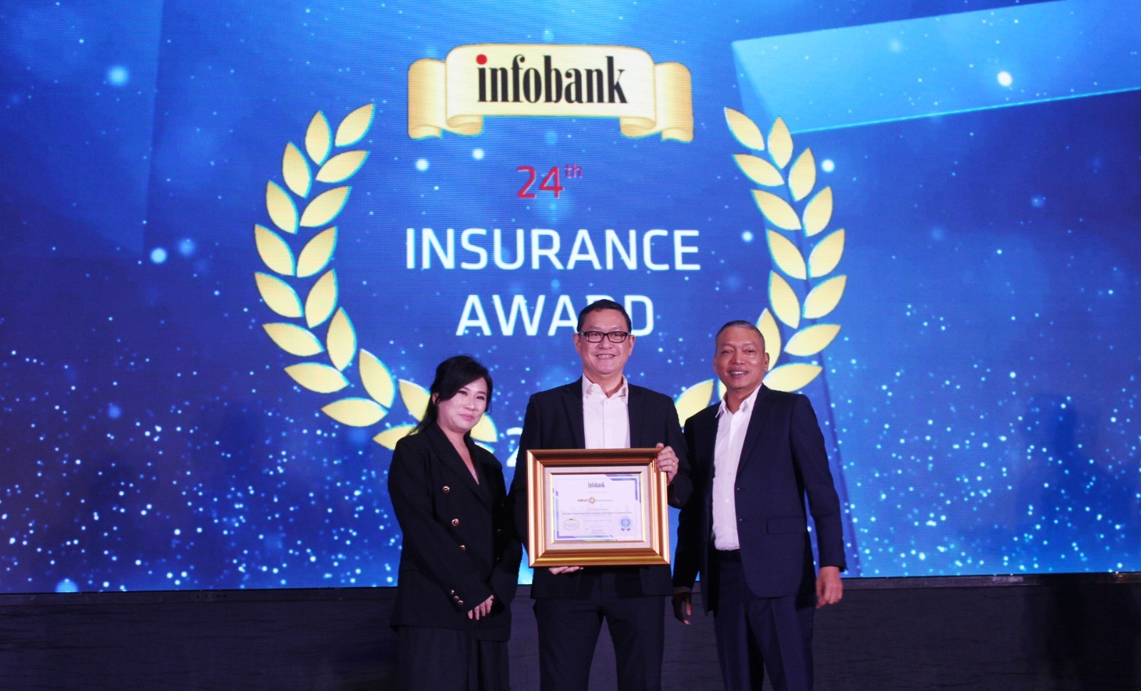 MNC Insurance Raih Predikat Sangat Bagus di 24th Infobank Insurance Award 2023. Foto: MNC Media.