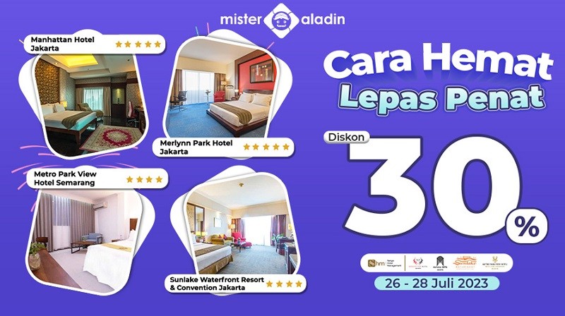 Nginap di Hotel Mewah Anti Mahal, Pesan di Mister Aladin Dapat Diskon 30 Persen (Foto MNC Media)
