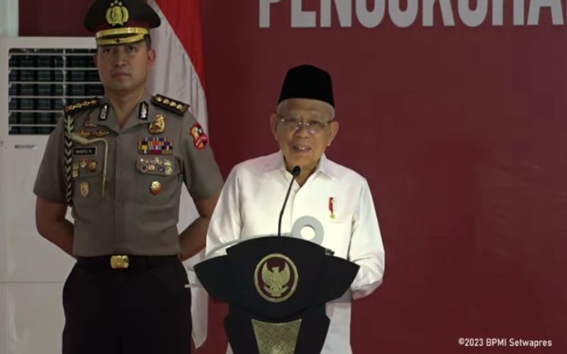 Wapres sebut Korea Selatan berambisi produk kosmetiknya disertifikasi halal. Foto:  BPMI Setwapres