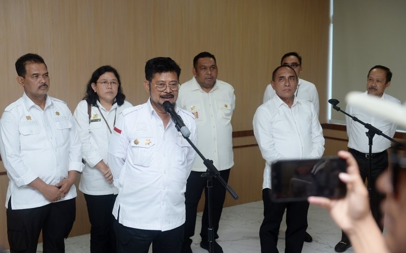 Gubernur Sumut Edy dan Menteri Pertanian, Syahrul Yasin Limpo