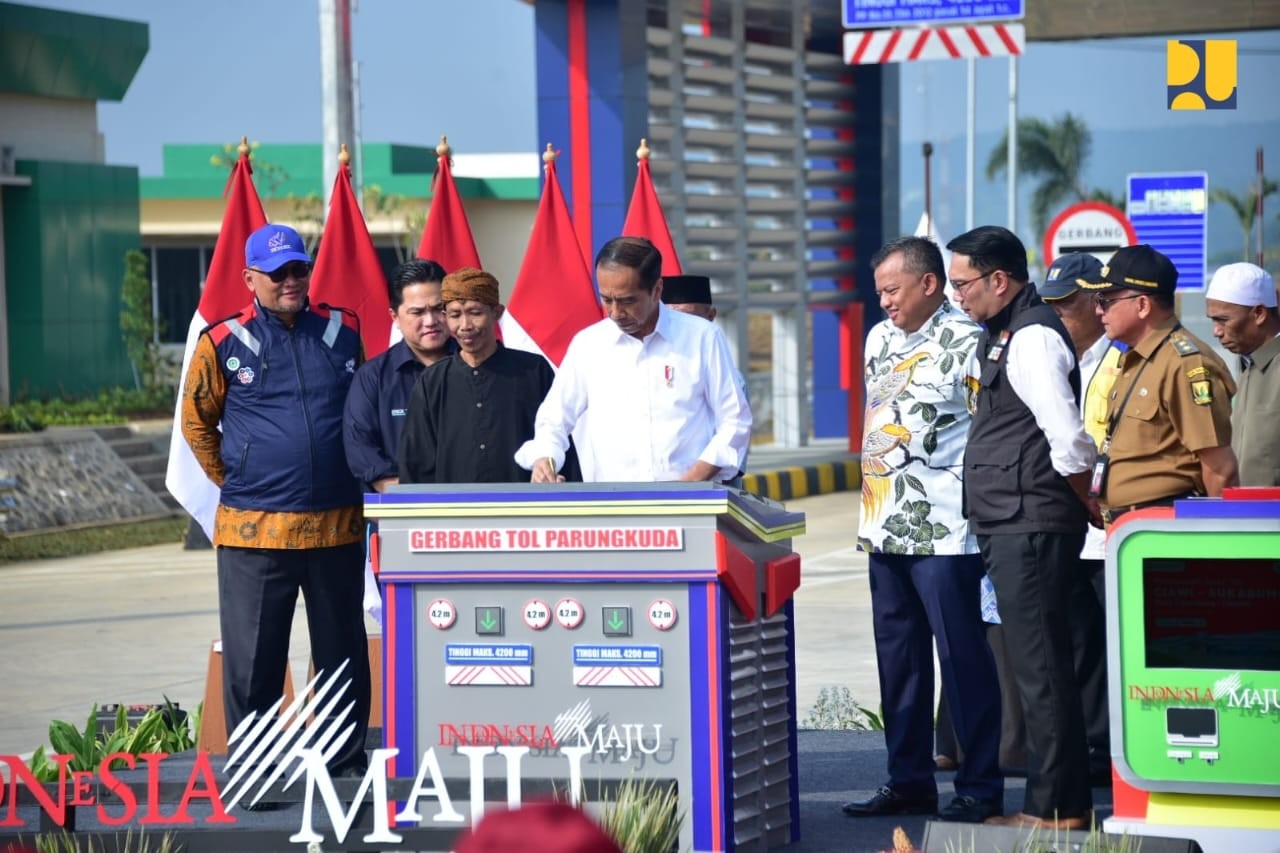 Telan Investasi Rp3,2 Triliun, Ruas Tol Cigombong-Cibadak Resmi Beroperasi (foto: MNC Media)