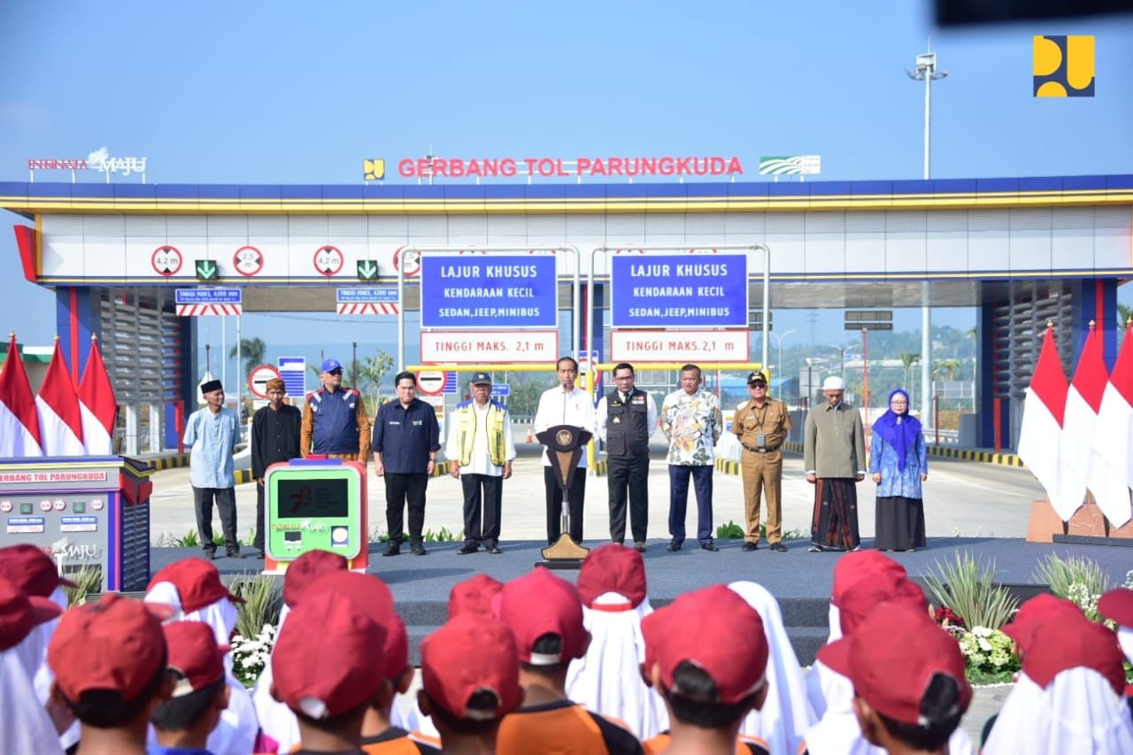 Resmi Beroperasi, Ruas Tol Cigombong-Cibadak Gratis Sampai 20 Agustus 2023 (foto: MNC Media)