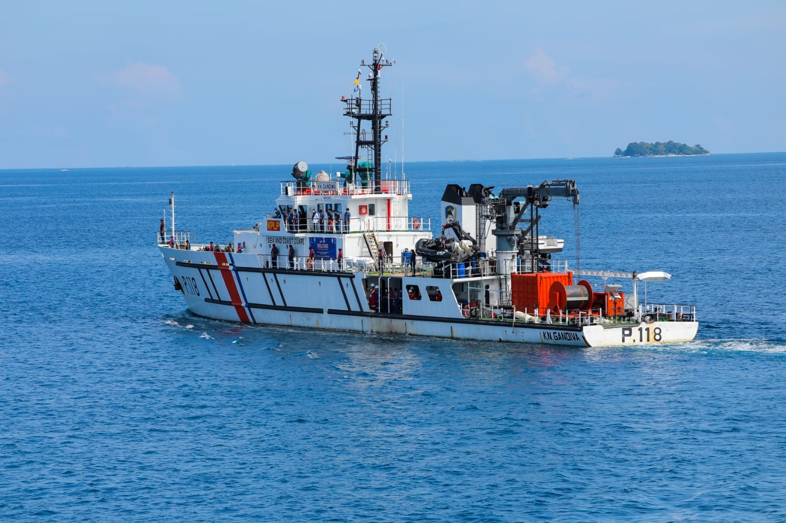 RI dan AS Latihan Bareng Penerapan Pengamanan Pelabuhan di Batam. (Foto: MNC Media)