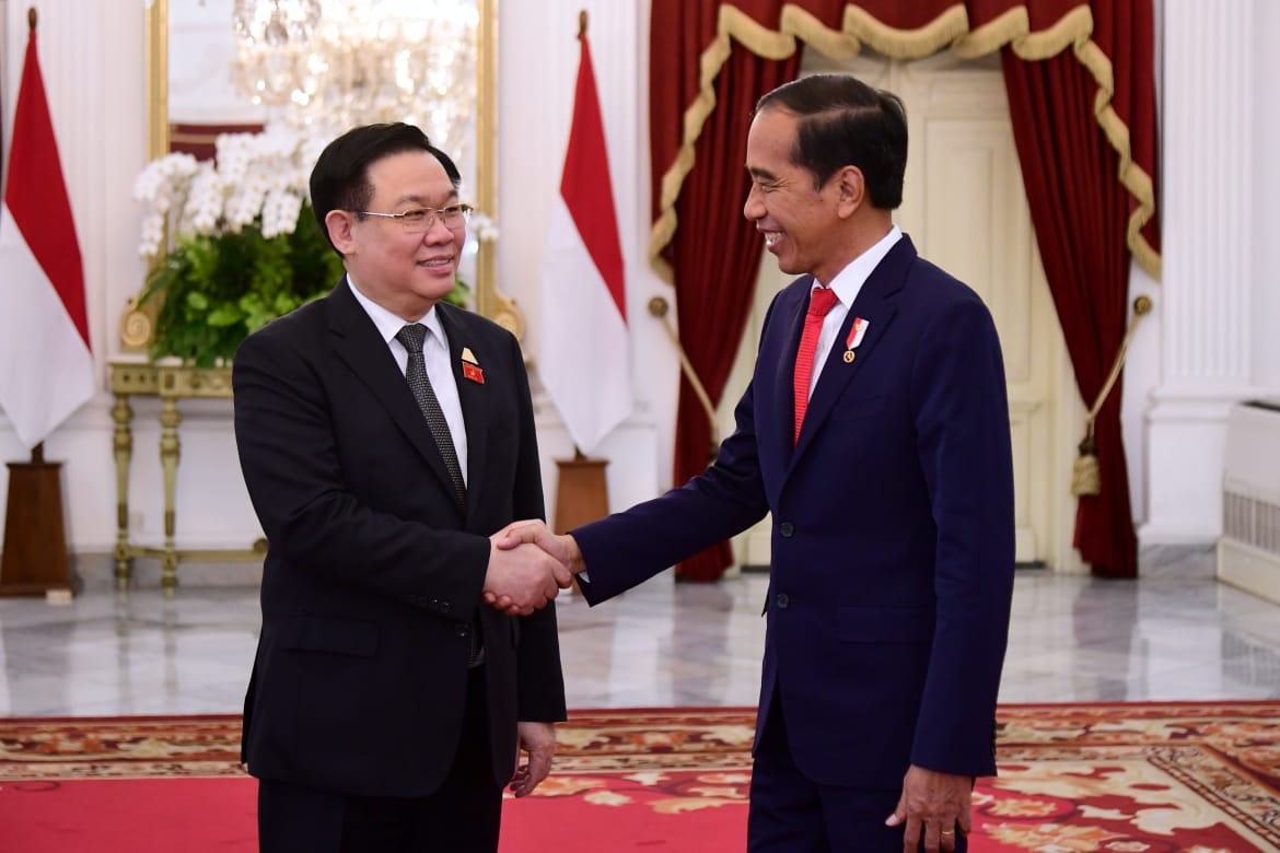 Jokowi Terima Kunjungan Ketua Parlemen Vietnam, Ini yang Dibahas. (Foto Setpres)