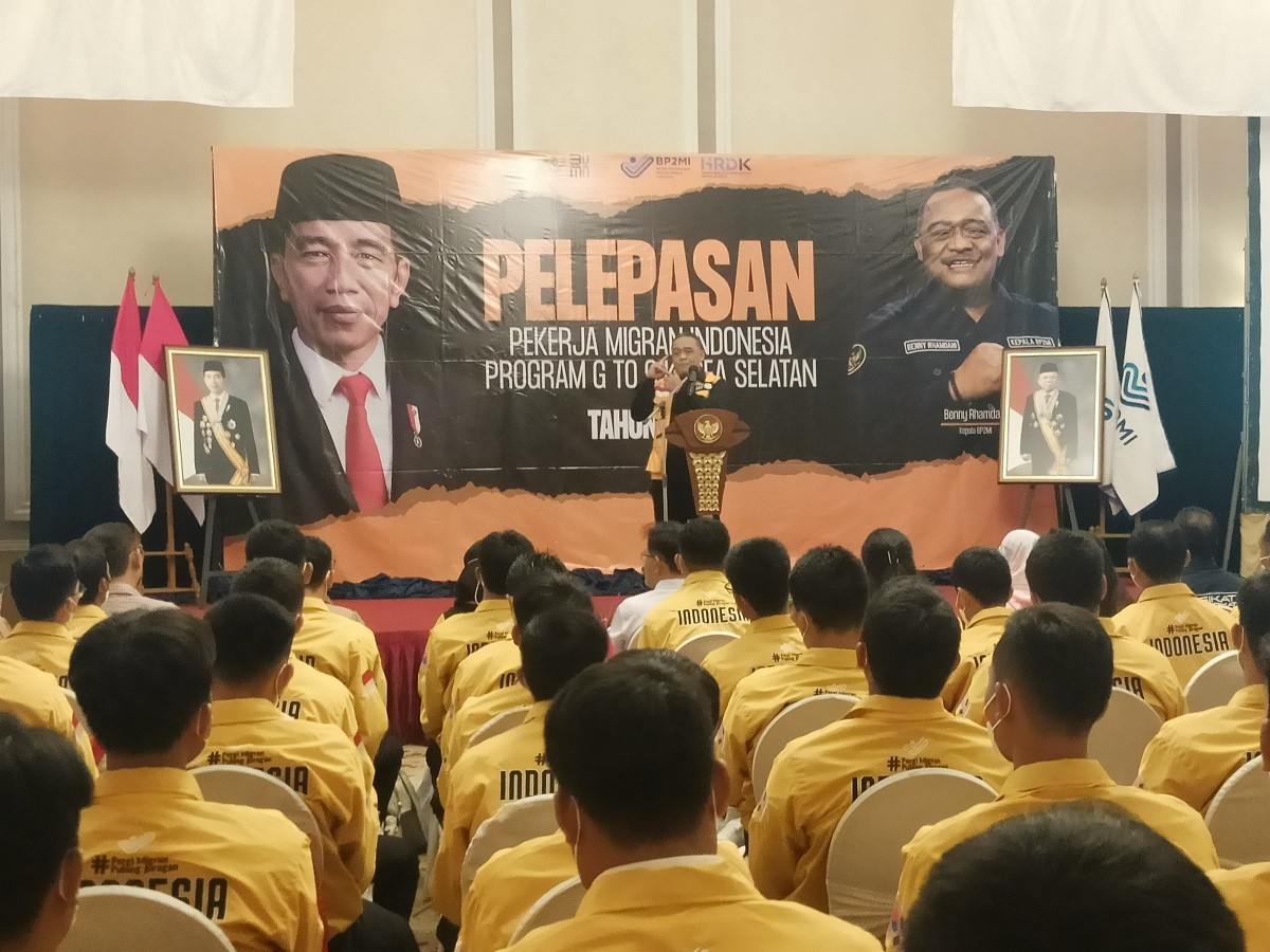 Kepala BP2MI Sarankan Masyarakat Nganggur Daftar Jadi Pekerja Imigran. (Foto Bachtiar Rojab/MPI)