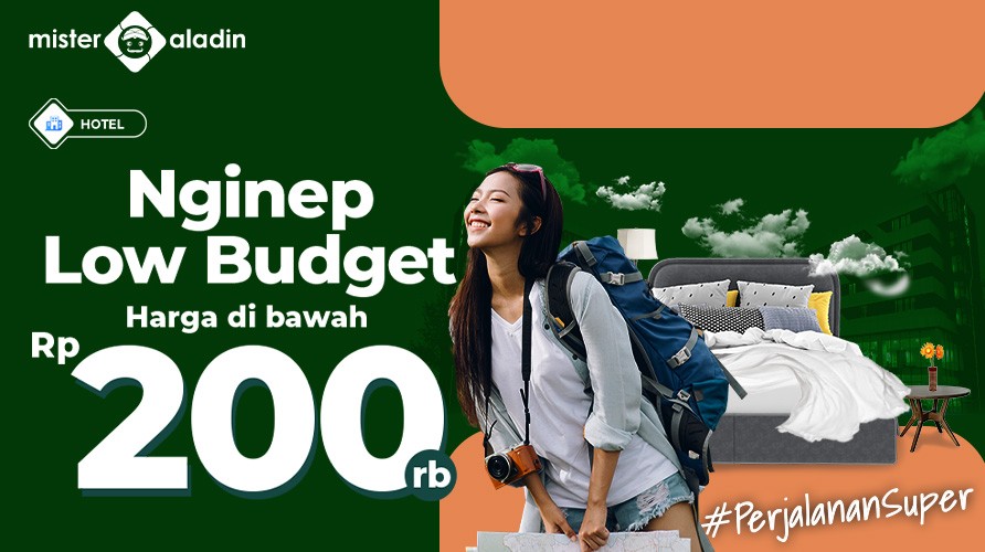 Yuk Pesan Hotel di Mister Aladin, Harganya di Bawah Rp200 Ribu (FOTO:MNC Media)