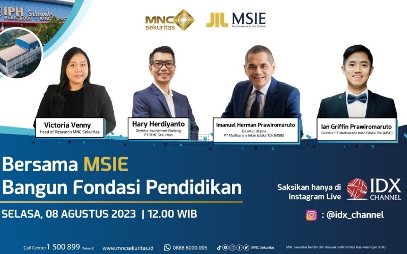 Bagaimana MSIE Bangun Fondasi Penddikan? Simak Talkshow IDX Channel X MSIE X MNC Sekuritas